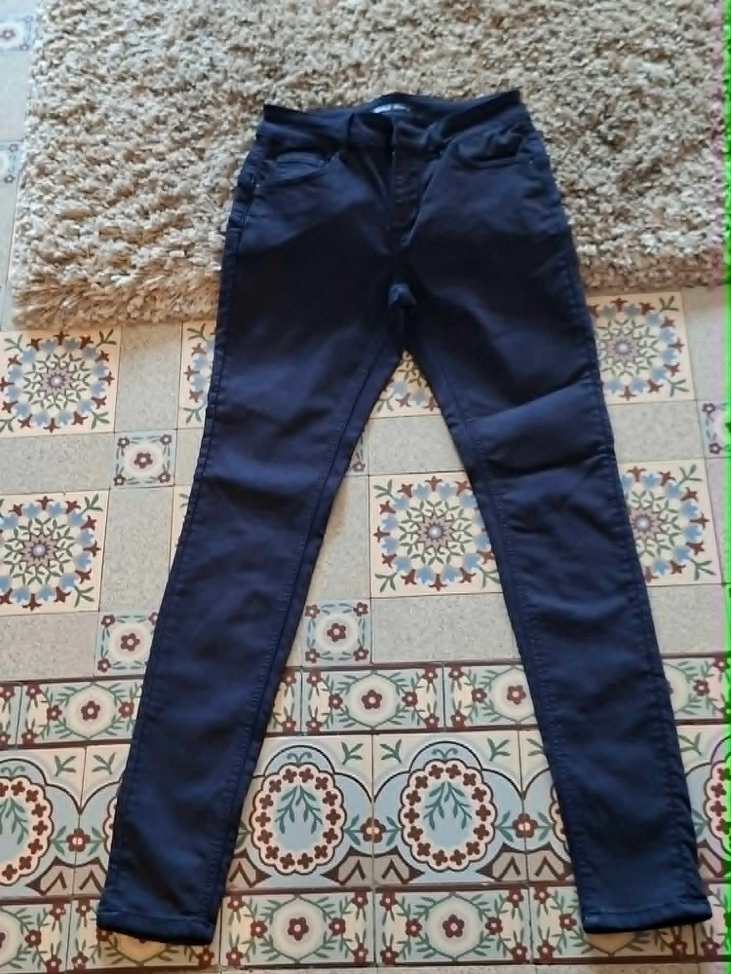 Donkerblauwe skinny jeans / Toxik3